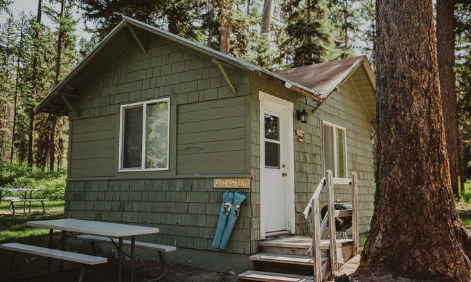 Seeley Lake Cabin | Fisherman Cabin at Tamaracks Resort with a lovely view of Seeley Lake, Montana