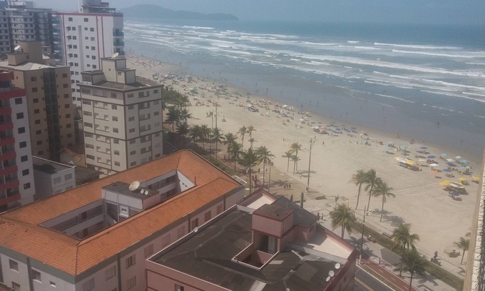 Vila Assuncao Apartment | FIT 15m FROM THE BEACH, WITH PRIVILEGED VIEW OF THE SEA ON THE 13TH FLOOR