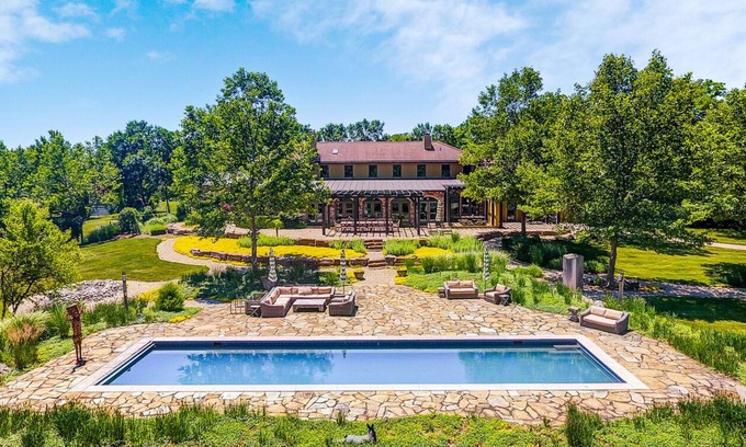 Celina House | Five Acre Estate on Grand Lake with heated pool/tennis court