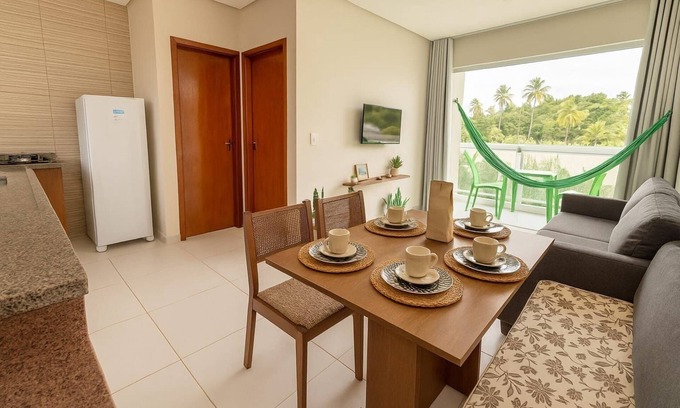 Barra Grande Apartment | FLATS MAR'BELLA COM VARANDA, 100M PRAIA, PETFRIENDLY E ESTACIONAMENTO