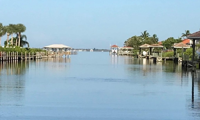 Columbiad Plaza Condo | Florida beach town, beautiful waterfront condo, blocks from the beach.