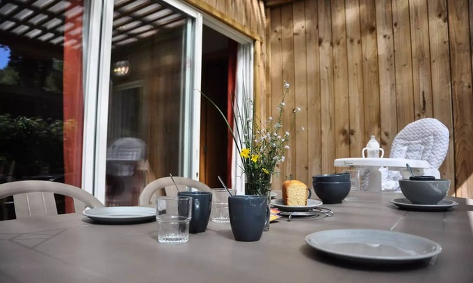 Angoisse Ski Chalet | Flower camping de Rouffiac * - Chalet Premium Nature 41 m2 - 3 bedrooms 8 people