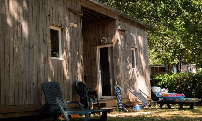 Angoisse Ski Chalet | Flower camping de Rouffiac * - Chalet Premium Escalade 47 m2 - 3 bedrooms 8 persons