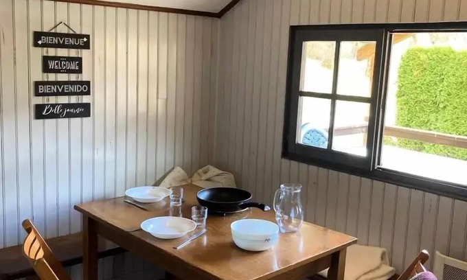 Vicdessos Ski Chalet | Flower Camping LA BEXANELLE * - Chalet Bois Standard 20m2 - 1 bedroom + covered terrace 2 people