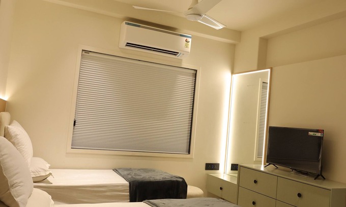Vadodara Apartment | For NRI by NRI Penthouse-Terrace,Pizza Oven, Views