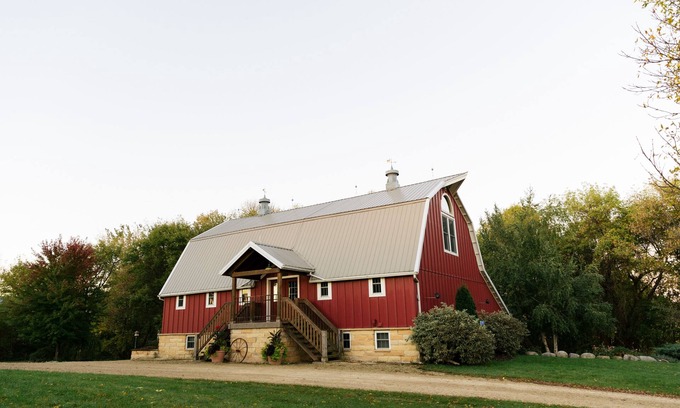 Webster House | Fully renovated barn on a relaxing pastoral lakeview property