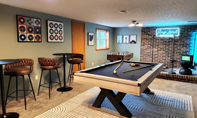 Lancaster House | Fun Midcentury Home: Pool, Karaoke, Foosball