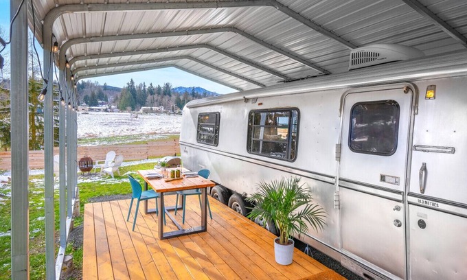 Sequim House | Fungalow · The Fungalow: Vintage Trailer with Modern Comfort
