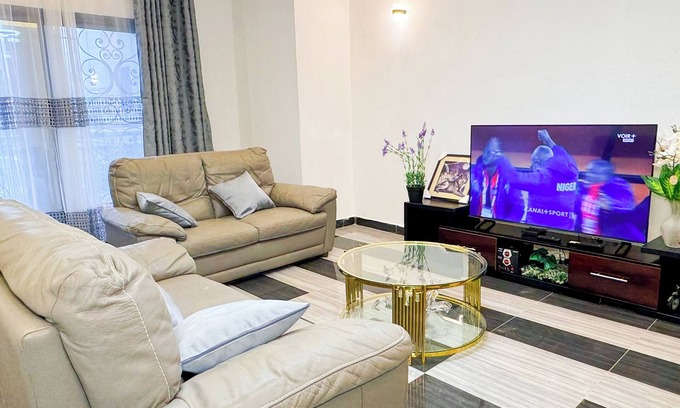 Douala Apartment | Furnished 2-bedroom apartment BONANJO (102). KGV PRESTIGE RESIDENCE (DOUALA)