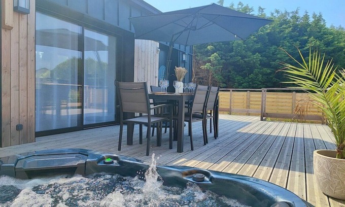 Plouezec Cottage | Gîte Keremma 6 people - Hot tub - Swimming pool