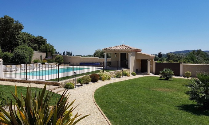 Castillon-du-Gard House | Gîte Le Castill classified 3*, air-conditioned, swimming pool, 1 bedroom near Pont du Gard, Uzès