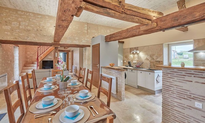 Saint-Aubin-de-Cadelech House | Gîte les Jourdonnies - Charmante Maison à la Campagne