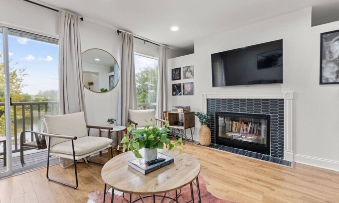 East Bank Condo | Game Changer: Condo with Stadium Views!
