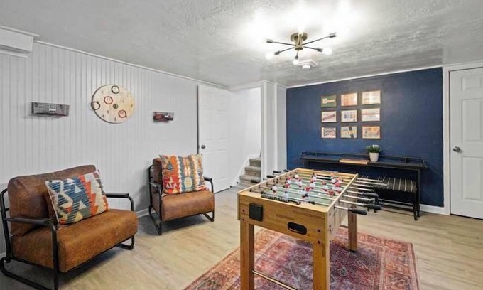 Tremonton House | Game Room, Tremonton Trail and Parks Nearby