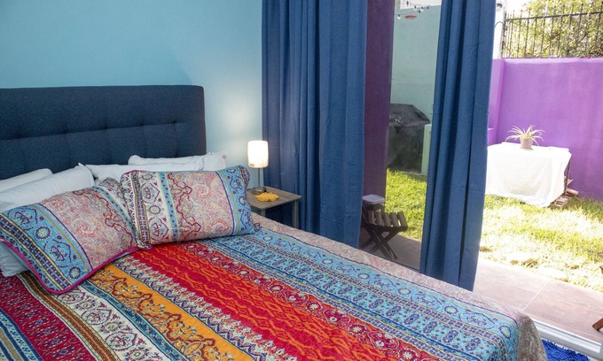 Colonia Independencia Apartment | Garden ArtSpace pets ok 1.5bdrm w/Alexa, bicycles, shared pool & grill, wifi