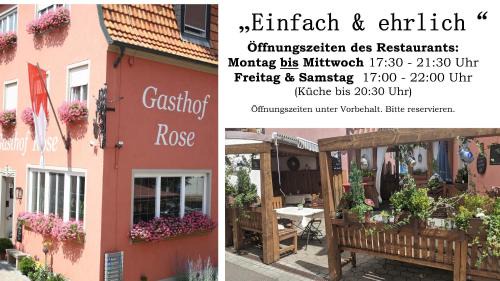 Obereisenheim Bed & Breakfast | Gasthof Hotel Rose