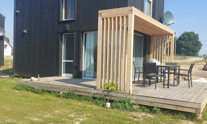 gmina Biskupiec House | Gemütliches Ferienhaus in den Masuren am See, bei Ilawa+nowe Miasto