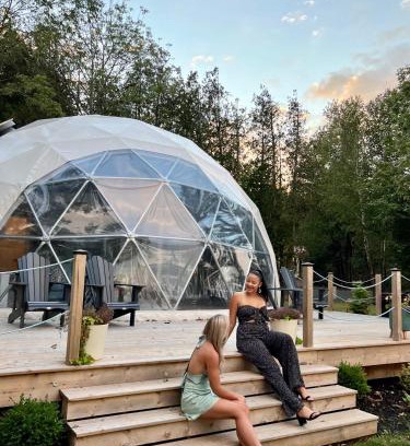 Grand Manan Island Villa | Geodome water view stay on Grand Manan Island