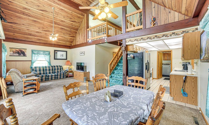 Germfask House | Germfask Home w/Fire Pit, Grill & Yard Games!