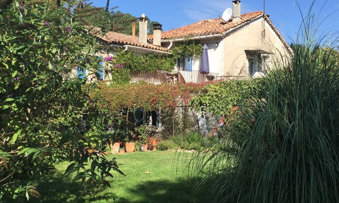 Chamborigaud Apartment | Gîtes in 18th century house with pool and garden, river