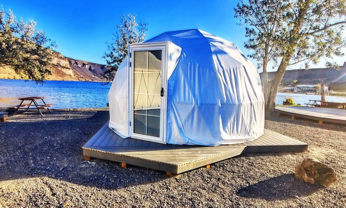 Coulee City Apartment | Glamping Dome at Blue Lake in Coulee City (site 40)