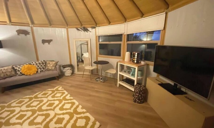 Valley Center Apartment | Glamping Yurt - Lavender Farm