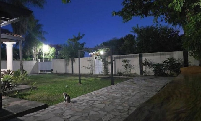 Ypacarai Apartment | Glazed room terrace/viewpoint pool/waterfall