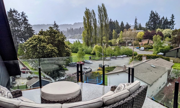 Langford House | Glen Lake Family Retreat with Hot Tub & Lake View