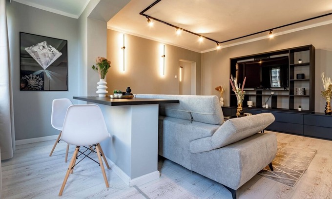 Sector 2 Apartment | Golden Glow Hideaway