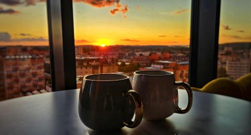 West Pomeranian Voivodeship Apartment | Golden Horizon Hanza Tower - SPA & Sky View