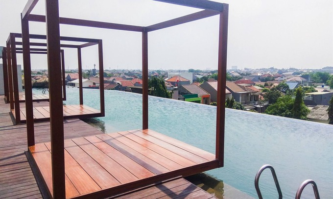 Pekayon Jaya Apartment | Good Choice And Cozy 2Br Grand Kamala Lagoon Apartment