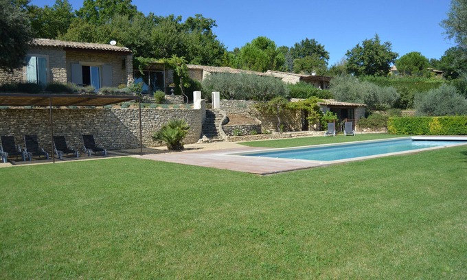 Gordes Cottage | Gordes peaceful group of gites superb view of the Luberon and heated swimming pool