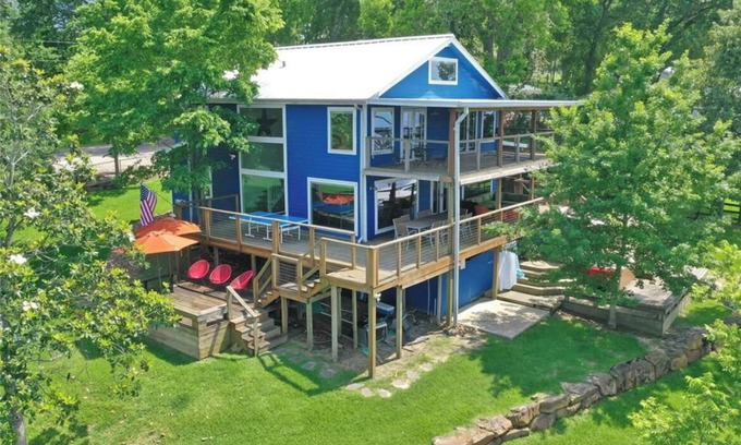 Coldspring House | Gorgeous, 1 Acre, Private, Waterfront Lake Livingston Oasis w/Dock