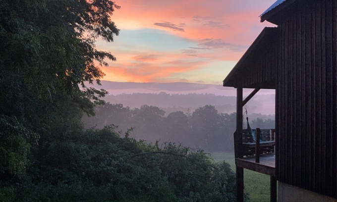 Mattawana Cabin | Gorgeous, Amish-Built Post and Beam Cabin on 10 acres, relax and unplug!