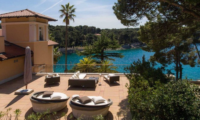 Cove Murtar Villa | Grandiose Mali Losinj Villa | Villa Venera | 8 Bedrooms | Beach front |.