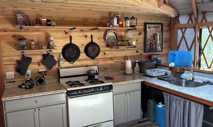 Essex Cabin | Great Bear Yurt - Off-Grid, Backcountry Experience - Between GNP & Bob Marshall