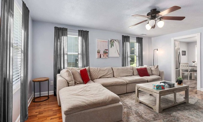 Warrensburg House | Great for couples Near UCM King Beds