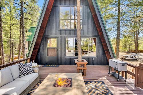 Prescott House | Green Roof A-Frame Endless Views Modern Cabin