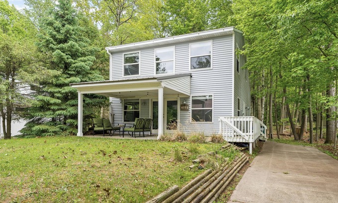 Northern Lower Peninsula House | Greenwood Beach House - beach access and a variety of outdoor activities.