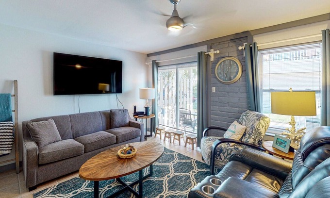 Cinnamon Shore Condo | Ground Floor Condo, Boardwalk to Beach, Shared Pool and Grill