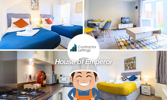 Peterborough House | Groups & Family Discounts | 3BR House Emperor
