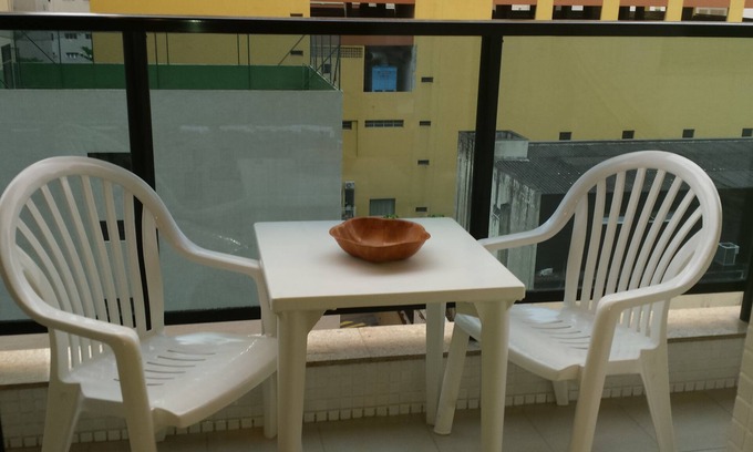 Pitangueiras Apartment | Guaruja Pitangueiras 2 beds/suite - Flat Capitania Varan - Air Conditioning
