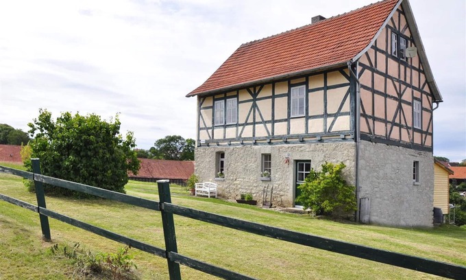 Willershausen House | half-timbered house from the 18 century, with view on the Wartburg