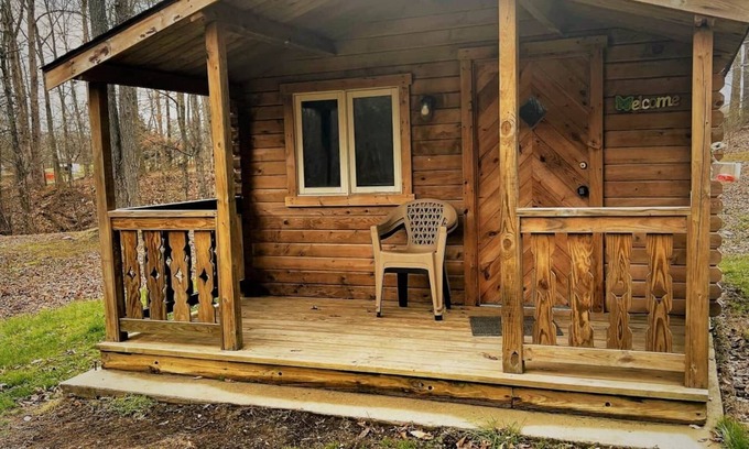 Helmsburg Cabin | "Hank" Camping Cabin #1 | Pet Friendly