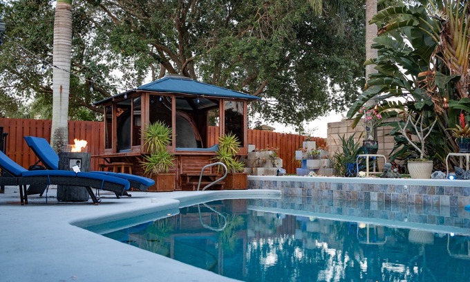 Tropic House | Heated Pool Home & SPA in Viera-w/Private Movie Theater!Your Home Away from Home