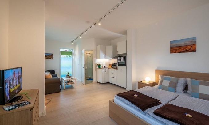 Osterwaal Apartment | Helles Appartment (30qm) mit kostenfreiem WLAN und Terrasse