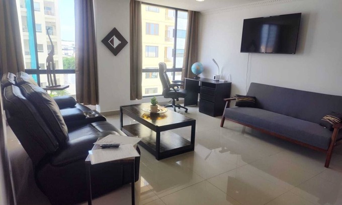 Manta Apartment | Hermosa Suite Para TUS Vacaciones EN LA Playa, Piscina CON Vista Panoramica