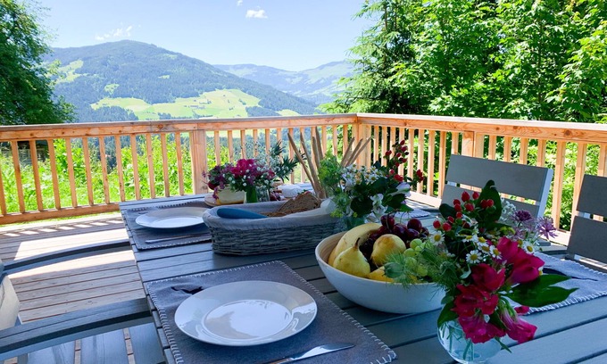 Westendorf Apartment | High quality apartment with private sauna and stunning views on the ski slope.