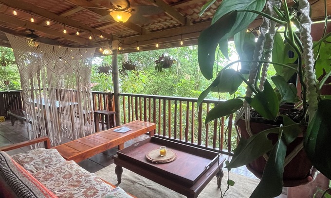 Big Creek Cabin | Hilltop Jungle Cabin with Expansive Ocean Views and Steps from The Beach