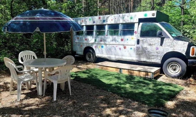 Cass City RV Rental | hippy buss getaway